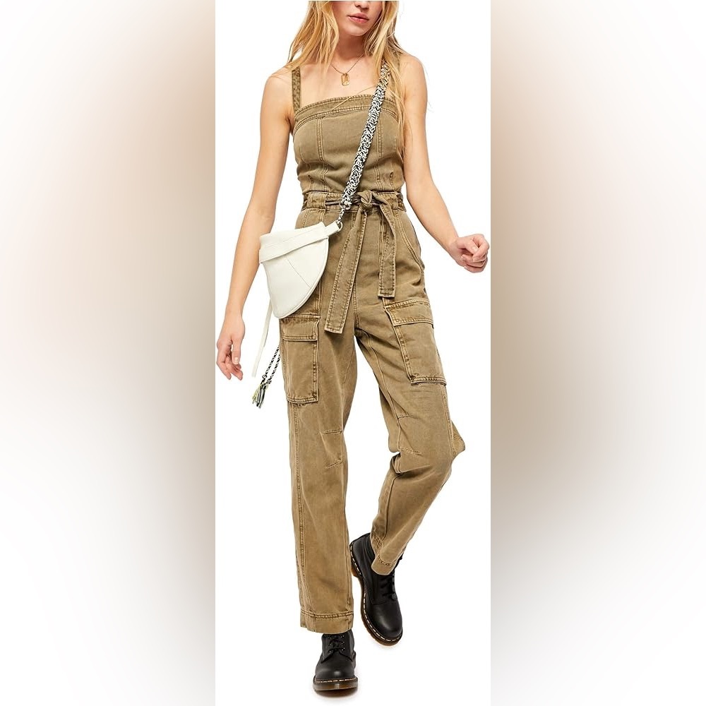 Free People Go West Utility Jumpsuit